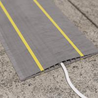 137-625 RS PRO 2m Grey/Yellow EV Cable Cover, 18mm Inside dia.