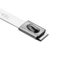 111-94279-mbt27h-ss316-ml HellermannTyton Cable Tie, Roller Ball, 685mm x 7.9 mm, Metallic 316 Stainless Steel, Pk-50