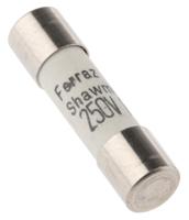 x084016 Mersen 630mA FA Ceramic Cartridge Fuse, 5 x 20mm