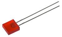 hlmp-0301 Broadcom1.9 V Red LED Rectangular Through Hole, HLMP-0301