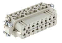 09200162813 HARTING Heavy Duty Power Connector Insert, 16A, Female, Han-A Series, 16 Contacts