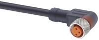 11336-rkmwvled-a-3-062-m Lumberg Automation Female 3 way M8 to Free End Sensor Actuator Cable, 2 m