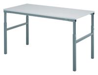 909-7088 RS PRO Workbench, 300kg Max Load, Adjustable Height, 650 → 900mm x 1800mm x 900mm
