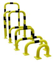 174-5892 RS PRO Black & Yellow Steel Protection Barrier