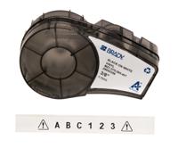 m21-375-595-wt Brady B-595 Black on Black on White Label Printer Tape, 6.4 m Length, 9.53 mm Width