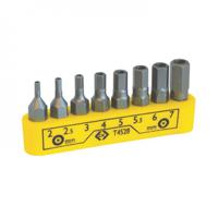 t4528 CK Hexagonal Tamper Proof Bit Set 8 Pieces, Hexagon