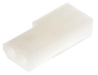 03-06-1023 Molex, STANDARD .062" Female Connector Housing, 3.68mm Pitch, 2 Way, 1 Row