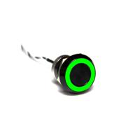 mc22mobgr Bulgin Capacitive Switch Momentary NO,Illuminated, IP68 Black Anodised