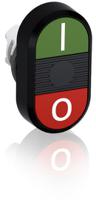 1sfa611131r1106-mpd2-11b ABB MPD2 Series Green, Red Momentary Push Button Head, 22.5mm Cutout