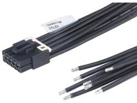 2240861102 Molex 10 Way Female Crimped Terminal to 10 Way Male Pigtail Wire to Board Cable Assembly, 150mm