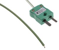 872-2641 RS PRO Type K Exposed Junction Thermocouple 10m Length, 1/0.376mm Diameter → +250°C