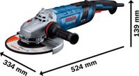 06018g1000 Bosch GWS 30-230 B 230mm Corded Angle Grinder