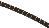 901-10345 HellermannTyton Helagrip Slide On Cable Markers, White on Brown, Pre-printed "1", 1 → 3mm Cable, for Cables &