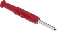 973509101 Hirschmann Test & Measurement Red Male Banana Plug, 2mm Connector, Solder Termination, 6A, 60V dc, Nickel Plating