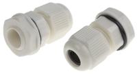 669-4651 RS PRO White Nylon Cable Gland, M12 Thread, 3mm min., 6.5mm max., IP68