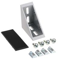 767-5698 RS PRO Angle Bracket, Connecting Component, Strut Profile 40 mm, Groove Size 8mm