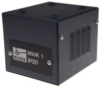 bguk-1 Block Blue Steel Power Supply Case, IP20, 130 x 140 x 170mm