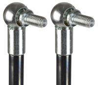 swv4101000019 Camloc Steel Gas Strut, with Ball & Socket Joint, End Joint, 680.0mm Extended Length, 300.0mm Stroke Length