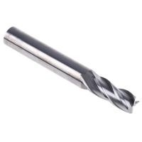 s90490 Dormer End Mill, 9mm Cutter, Solid Carbide, 10 mm Shank, 21mm Cut Length