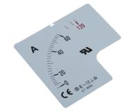 901-0422 RS PRO 60A Meter Scale For Use With 72 x 72 Analogue Panel Ammeter