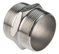 499-3192 RS PRO Stainless Steel Pipe Fitting Hexagon Hexagon Nipple, Male R 2in x Male R 2in