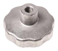 478-977 RS PRO Silver Multiple Lobes Clamping Knob, M10, Threaded Hole
