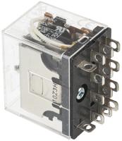 ly4-12vdc Omron Plug In Power Relay, 12V dc Coil, 10A Switching Current, 4PDT