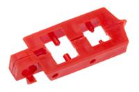818-8085 RS PRO Red 1-Lock Random Polypropylene (PP) Single-Pole Breaker Lockout, 7mm Shackle, 14mm Attachment