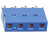 76341-304lf Amphenol Communications Solutions Dubox Series Straight Through Hole Mount PCB Socket, 4-Contact, 1-Row, 2.54mm Pitch,