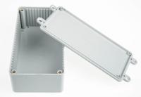 bim2004lug-gygy CAMDENBOSS 2000 Series Grey ABS Enclosure, IP54, Flanged, Grey Lid, 120 x 65 x 40mm