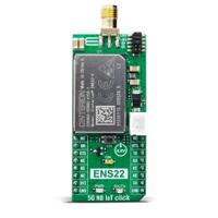 mikroe-4034 MikroElektronika 5G NB IoT Click ENS22 mikroBus Click Board for Stationary IoT Applications MIKROE-4034