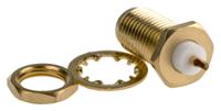 1-1478966-0 TE Connectivity, Jack Panel Mount SMA Connector, 50Ω, Solder Termination, Straight Body
