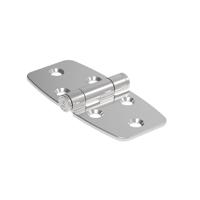 n6-4e-444-24 Southco Gloss Stainless Steel Butt Hinge, Screw Fixing, 78mm x 38.2mm x 9mm