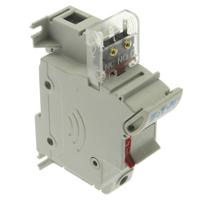 ch127-1 Eaton 63A Rail Mount Fuse Holder for 22 x 127mm Fuse, 1P, 1.5kV