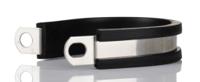 253-8567 RS PRO 44mm Black, Stainless Steel 304 P Clip