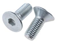 822-9293 RS PRO Bright Zinc Plated Steel Hex Socket Countersunk Screw, DIN 7991, M12 x 30mm