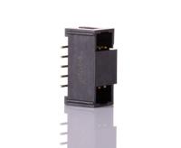 d2510-6v0c-ar-wd 3M D2500 Series Straight Surface PCB Header, 10 Contact(s), 2.54 mm Pitch, 2 Row, Shrouded