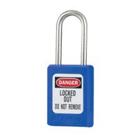 s31blu Master Lock Blue 1-Lock Zenex Thermoplastic Safety Lockout Padlock, 5mm Shackle
