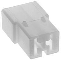 180923 TE Connectivity, FASTIN-FASTON .250 2 Way Nylon Crimp Terminal Housing, 0.25in Tab Size, Natural