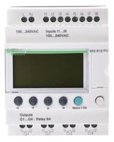 sr2packfu Schneider Electric Zelio Logic 2 Series PLC CPU for Use with Zelio 2, Relay Output, 8 (Digital)-Input, Digital Input