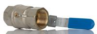 812-5188 RS PRO Brass Full Bore, 2 Way, Ball Valve, Threaded, BSP 1in, 14bar Operating Pressure