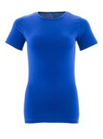 20392-796-11-s Mascot Workwear Blue Organic Cotton Short Sleeve T-Shirt, UK- S, EUR- S