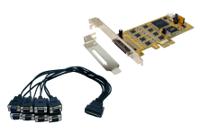 ex-45368 Exsys 8 Port PCIe RS232, RS422, RS485 Serial Card
