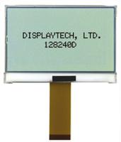128240d-fc-bw-3 Displaytech 128240D-FC-BW-3 Graphic LCD Display, White on Black, Transflective