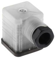 933802112-gdml-2009-rc-230-1 Hirschmann GDML 2P+E DIN 43650 A, Female Solenoid Valve Connector with Indicator Light, 250 V ac/dc Voltage