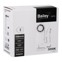 141961 Bailey Electric & Electronics bv 12V dc White LED Strip, 3000K Colour Temp, 3000mm Length