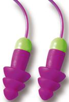 640101 Moldex Rockets® Cord Series Purple Reusable Corded Ear Plugs, 29dB Rated, 50 Pairs