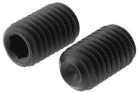 124-7385 Black, Self-Colour Steel Hex Socket Set M10 x 20mm Grub Screw