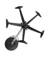 0012355 Black Coat Stand