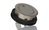 12412858 Schurter MCS 19 Series Illuminated Push Button Switch, Momentary, Panel Mount, 19mm Cutout, SPST, Red/Green LED, 48V dc